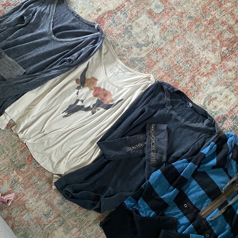 Free People long sleeve shirts